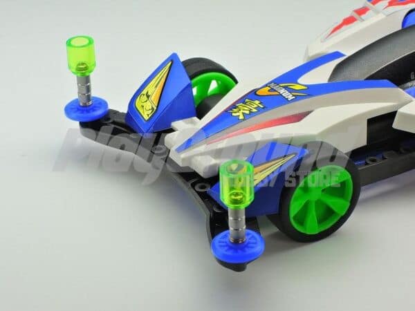 Tamiya 95584 1/32 Mini 4WD Hi-Mount Tube Stabilizer Set (Clear Yellow)