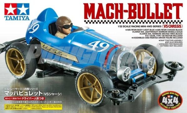 Tamiya 18091 1/32 Mini 4WD Mach-Bullet (VS Chassis)
