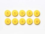 Tamiya AO-1041 10312 1/32 MINI 4WD G-18 GEAR(YELLOW/10PCS)