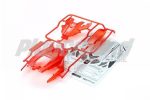 Tamiya 95407 Mini 4WD DCR-01 Body Parts Set (Clear Red)