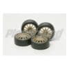 Tamiya 15358 Low-Profile Tire & Wheel Set (Fin)