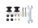 Tamiya 15529 1/32 Mini 4WD Low Friction Plastic Double Rollers (Black/13-13mm)