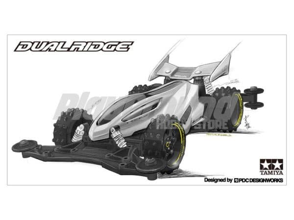 Tamiya 18096 1/32 Mini 4WD Dual Ridge Jr. (VZ chassis)