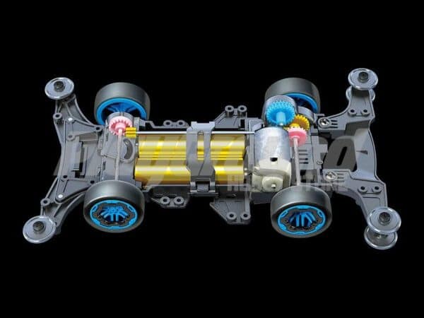 Tamiya 18100 1/32 Mini 4WD ELEGLITTER (VZ Chassis)