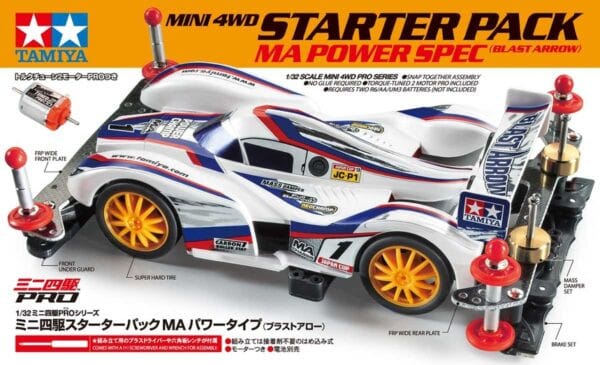 Tamiya 18647 1/32 Mini 4WD STARTER PACK MA POWER SPEC