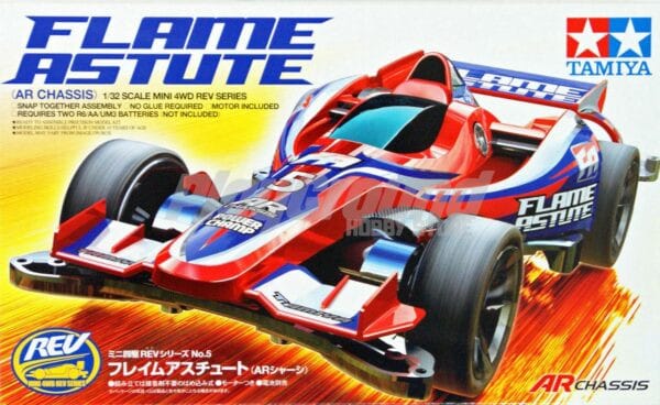 Tamiya 18705 1/32 Mini 4WD Flame Astute (AR Chassis)