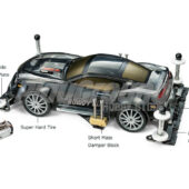 Tamiya 18710 1/32 Mini 4WD Starter Pack FM-A Balanced Spec (Rowdy Bull)