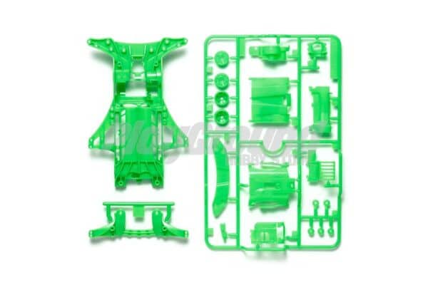 Tamiya 95476 1/32 Mini 4WD FM-A Fluorescent-Color Chassis Set (Green)