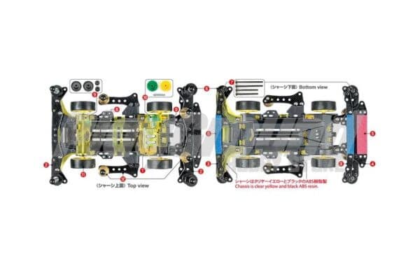 Tamiya 95598 Neo VQS Advance Pack (VZ Chassis)