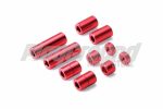Tamiya 95388 ALUMINUM SPACER SET (RED)