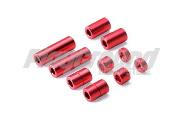 Tamiya 95388 ALUMINUM SPACER SET (RED)