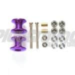 Tamiya 95540 Lightweight Double Aluminum Rollers (13-12mm/Purple)