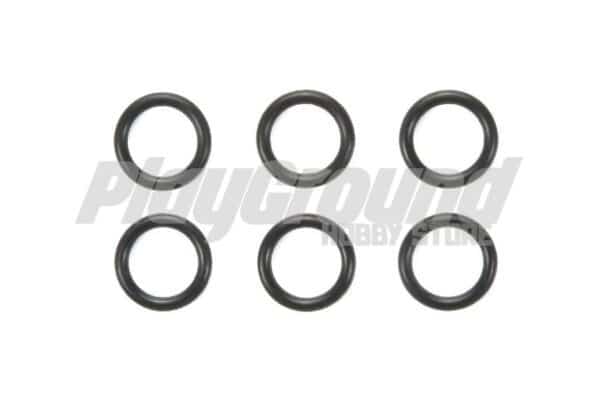 Tamiya 94812 Rubber Rings For 13-12mm Double Aluminum Rollers (6pcs)