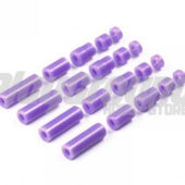 Tamiya 95536 1/32 Mini 4WD Lightweight Plastic Spacer Set (12/6.7/6/3/1.5mm) (Purple)