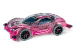 TAMIYA 1/32 MINI 4WD JR RAIKIRI PINK SPECIAL (POLYCARBONATE BODY) (MS CHASSIS)