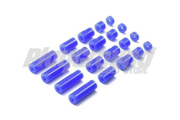 Tamiya 95368 1/32 Mini 4WD Lightweight Plastic Spacer Set (12/6.7/6/3/1.5mm) (Blue)