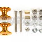 Tamiya 95581 Lightweight Double Aluminum Rollers (13-12mm/Gold)