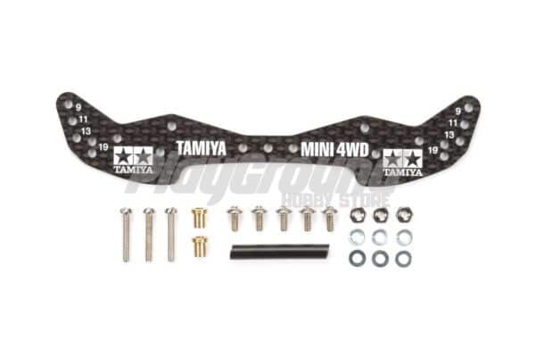 Tamiya 15498 CARBON WIDE FRONT PLATE 1.5mm