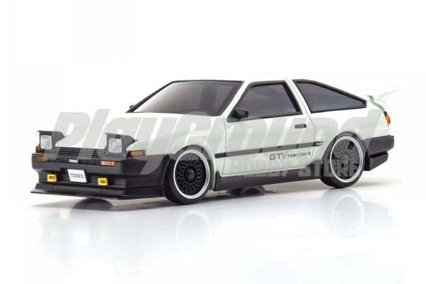 Kyosho Mini-Z AWD Toyota SPRINTER TRUENO AE86 GTV White w/ KT-531P Radio RTR Readyset