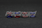 Tamiya Lightweight Double Aluminium Rollers 12-13mm Black TKC 25th Special