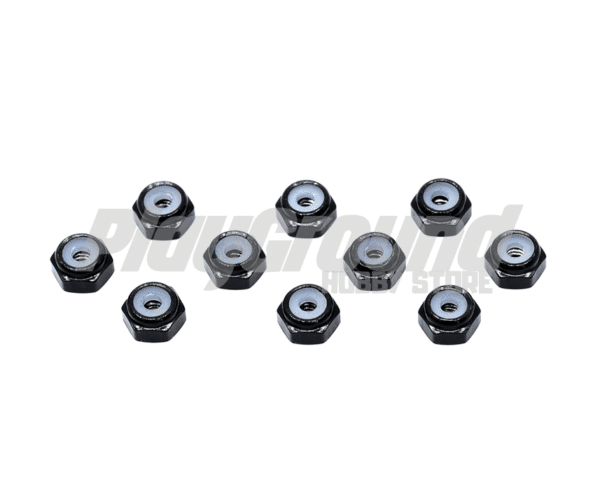 Tamiya 92433 1/32 Mini 4WD 2mm Alu Lock Nuts(Black, 10pcs) TKC25th