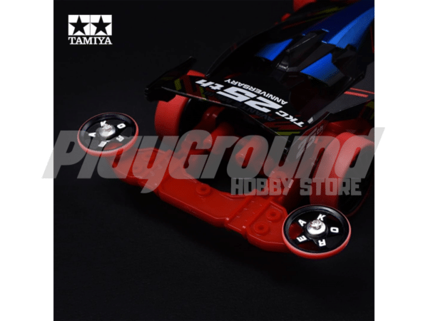 Tamiya 92434 1/32 Mini 4WD 19mm Aluminium Rollers (5 Spokes) w/Plastic Rings Tamiya Korea 25th Anniversary