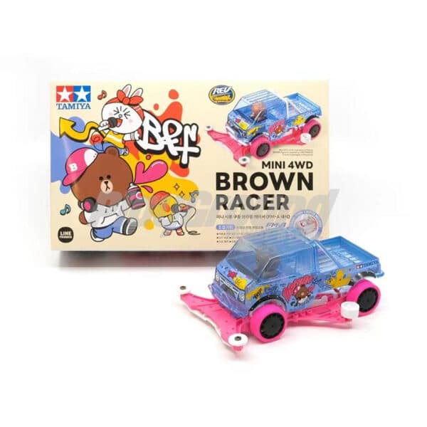TAMIYA 92443 1/32 MINI4WD Line Friends Brown Racer (FM-A)