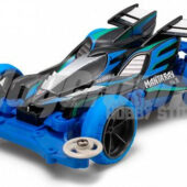 TAMIYA 95466 1/32 MINI 4WD JR MANTA RAY MK.II BLACK SPECIAL MS CHASSIS KIT