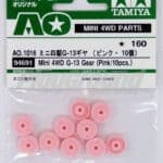 Tamiya AO-1016 Mini 4WD G-13 Gear Pink 10 pcs (94691)