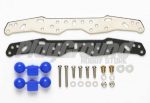 Tamiya 95006 1/32 Mini 4WD Plate Weight(Sliver)w/FRP Multi-Roller Setting Stay