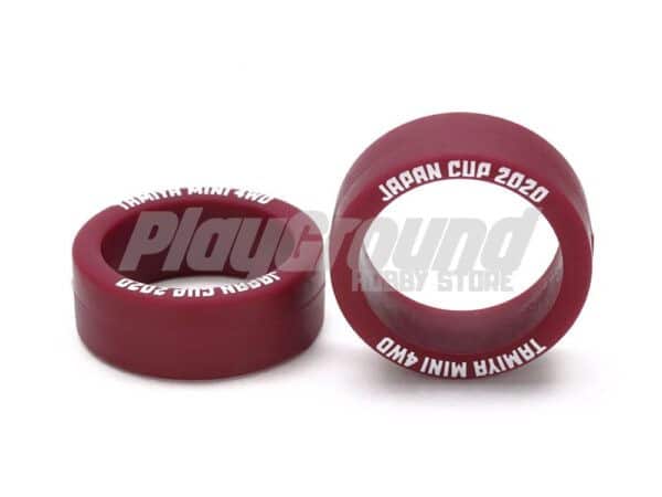 Tamiya 95140 1/32 Low Friction Small Dia. Low Profile Tire (Maroon, 2pcs.) Japan Cup 2020