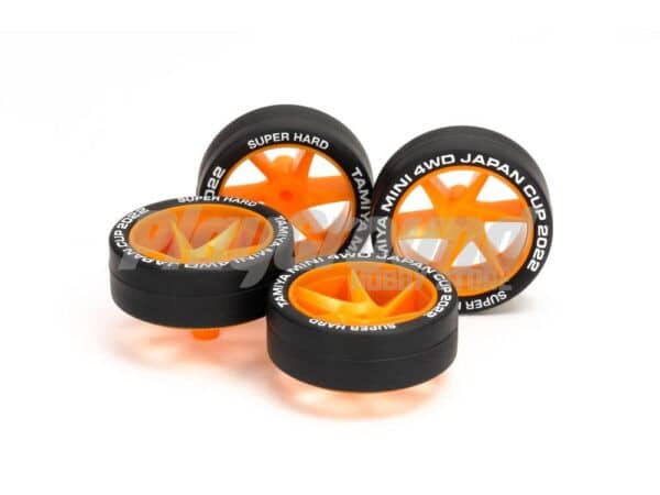 Tamiya Mini 4WD 95152 Super Hard Low-Profile Tire & Wheel Set (Spiral) J-Cup 2022
