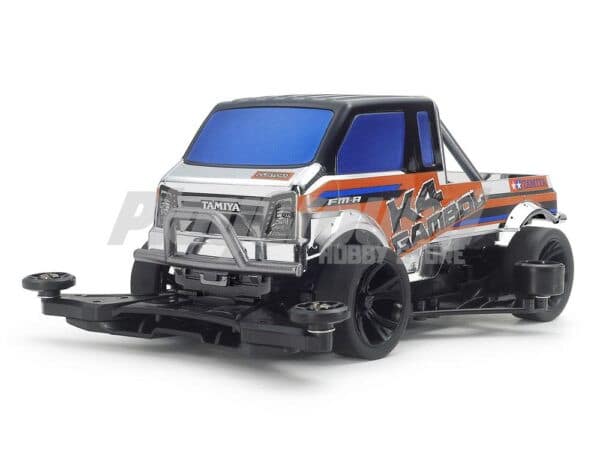 Tamiya 95163 1/32 Mini 4WD K4 Gambol Silver Metallic Body (FM-A Chassis)