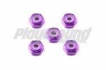 Tamiya 95555 1/32 Mini 4WD 2mm Aluminum Lock Nut (Purple, 5pcs.)