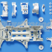 Tamiya 95317 1/32 Mini 4WD Reinforced VS Chassis Set – White