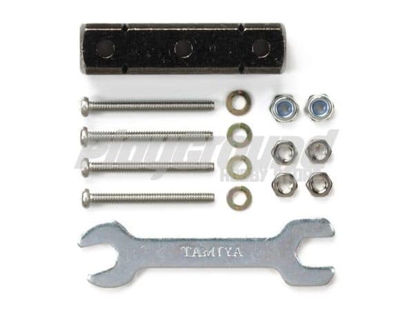 Tamiya 95344 1/32 Mini 4WD Mass Damper Block (8x8x32mm/Black)