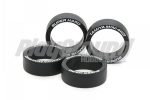 Tamiya 95374 1/32 Mini 4WD JR Super Hard Large Dia LP Tires – Black
