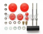 Tamiya 95401 1/32 Mini 4WD Large Diameter Stabilizer Head Set (11mm/15mm) (Red)