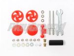Tamiya 95402 1/32 Mini 4WD Large Diameter Stabilizer Head Set (17mm) (Red)