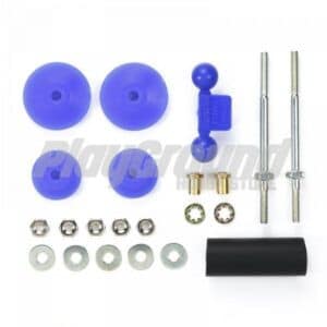 Tamiya 95429 1/32 Mini 4WD Large Dia. Stabilizer Head Set (11mm, 15mm) (Blue)