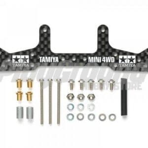 Tamiya 95478 1/32 Mini 4WD HG Carbon Wide Rear Plate (for AR Chassis) (1.5mm)