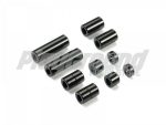 Tamiya 95481 1/32 Mini 4WD Aluminum Spacer Set (12/6.7/6/3/1.5mm, 2pcs. each) (Black)