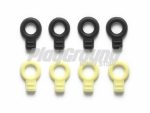 Tamiya 95492 Rubber Body Catches (Black, Yellow) Mini 4WD Station