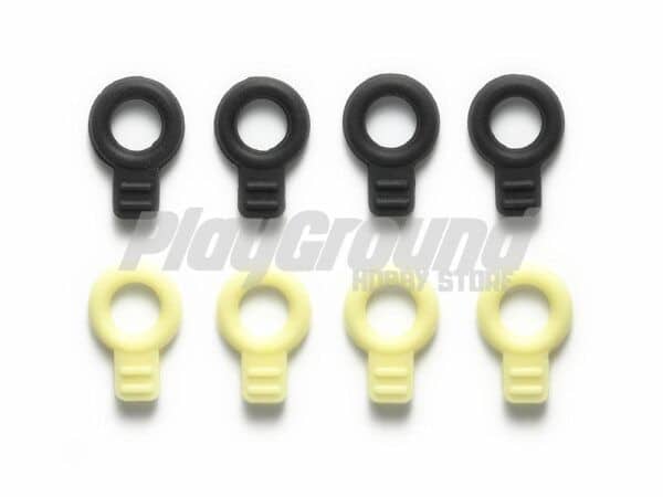 Tamiya 95492 Rubber Body Catches (Black, Yellow) Mini 4WD Station