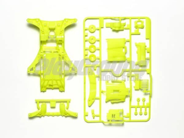 Tamiya 95494 FM-A Fluorescent-Color Chassis Set (Yellow)