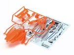 Tamiya 95511 1/32 Mini 4WD DCR-02 Body Parts Set (Fluorescent Orange)