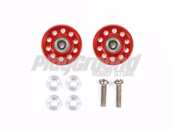 Tamiya 95549 Lightweight 13mm Aluminum Ball-Race Rollers (Ringless/Black) (Copy)