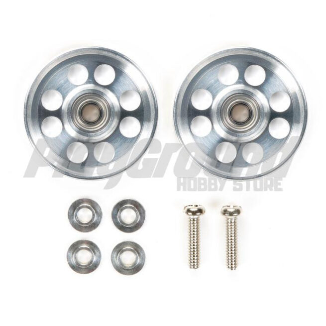 Tamiya 95563 HG Lightweight 17mm Aluminum Ball-Race Rollers (Ringless)