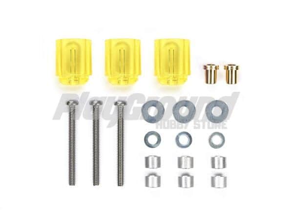 Tamiya 95584 1/32 Mini 4WD Hi-Mount Tube Stabilizer Set (Clear Yellow)