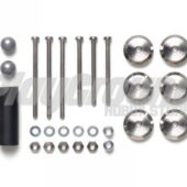 Tamiya 95608 Adjustable Mass Dampers (2.5g Weights x6/Silver)
